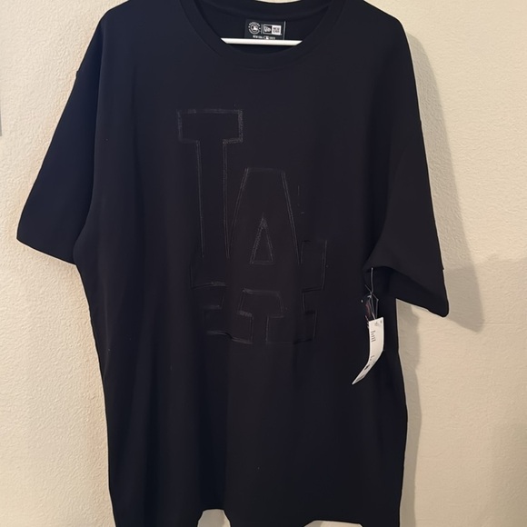 New Era Other - New Era Los Angeles Dodgers Black Logo T-Shirt Tee Men's Large